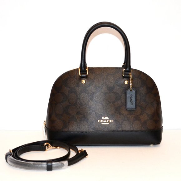 Coach Handbags - Authentic Coach Signature Logo Sierra Satchel